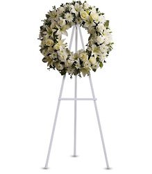 Serenity Wreath from In Full Bloom in Farmingdale, NY
